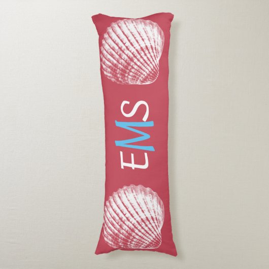 白海はモノグラムの抱き枕を殻から取り出します ボディピロー (正面縦)