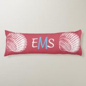 白海はモノグラムの抱き枕を殻から取り出します ボディピロー (正面)