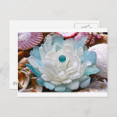白海ガラス花 ポストカード (正面/裏面)