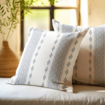 白淡い色の灰色のアステカ部族ストライプの模様