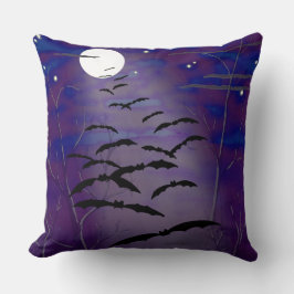 白満月とこうもりで心を奪う時間 クッション