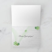 白漆喰の木にコスモスの花 カード (内部)