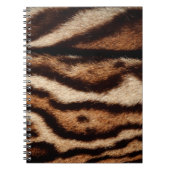 白濁したヒョウ毛皮 ノートブック (正面)