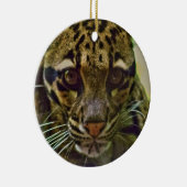 白濁ヒョウ セラミックオーナメント (右)