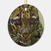 白濁ヒョウ セラミックオーナメント (左)