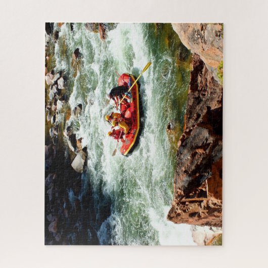 白濁水のいかだで運ぶこと ジグソーパズル (縦)