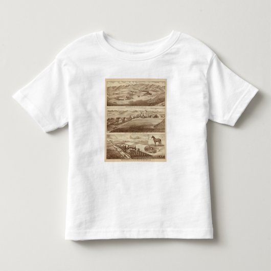 白濁水、Saucelito牧場 トドラーTシャツ (正面)