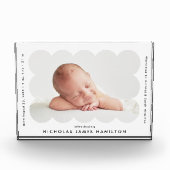 白火傷モダン出産の発表 フォトブロック (正面)