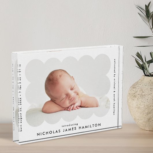 白火傷モダン出産の発表 フォトブロック