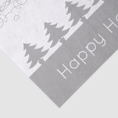 白灰色のホリデーデザイナー 薄葉紙 (詳細)