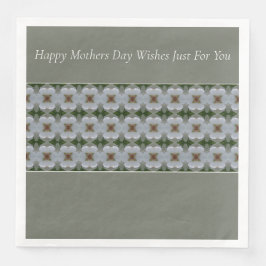 白灰色のモダンフローラ