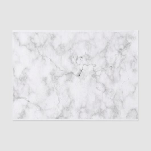 白灰色の大理石パターン 薄葉紙 (正面)