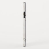 白灰色の大理石 Case-Mate iPhoneケース (裏面/右)