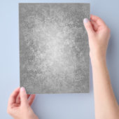 白灰色の背景 チラシ (手)