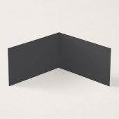 白灰色エレガント木背景ミニマリスト 名刺 (内部)