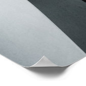 白灰色建物構造 ポスター (角)