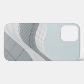 白灰色建物構造 Case-Mate iPhoneケース (裏面 (横))