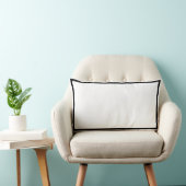 白無地のと黒、逆白黒 ランバークッション (椅子)