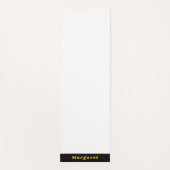 白無地のヨガマットお名前スタイル ヨガマット (正面)