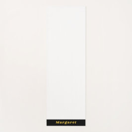 白無地のヨガマットお名前スタイル ヨガマット