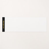 白無地のヨガマットお名前スタイル ヨガマット (正面(横))