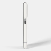 白無地の色の青の名前と年 Case-Mate iPhoneケース (裏面 / 右)