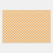 白無地の色花粉黄 ラッピングペーパーシート (正面2)