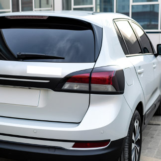 白無地の色 バンパーステッカー