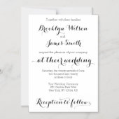 白無地マグネット結婚式招待状 マグネット招待状 (正面)