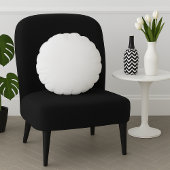 白無地無地の色枕 ラウンドクッション