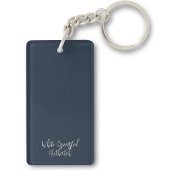 白焼きヌサチバドリ絵を描ーイニシャル キーホルダー