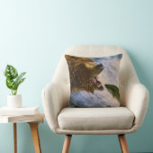 白熊がスチールヘッドサケ枕をキャッチ クッション (椅子)