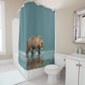 白熊のシャワーカーテン シャワーカーテン (インサイチュ)