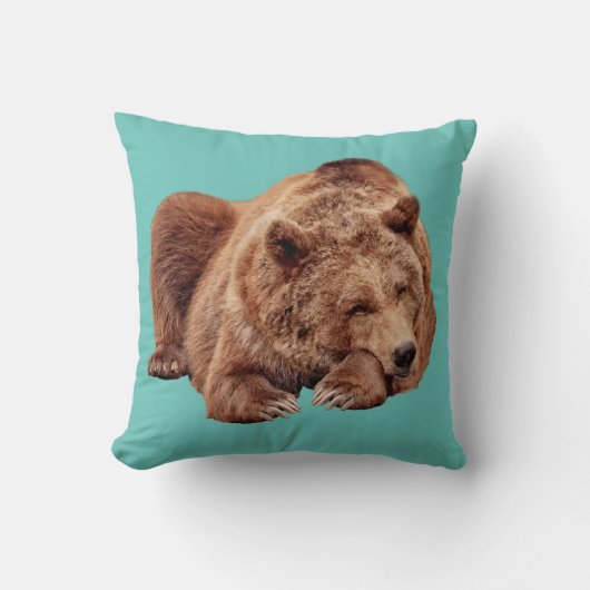 白熊の枕キャビンの装飾 クッション (正面)