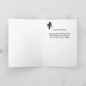 白熊の特別な年齢の誕生日カード カード (内部)