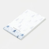 白熊を特徴とする模様 ポストイット (アングル)