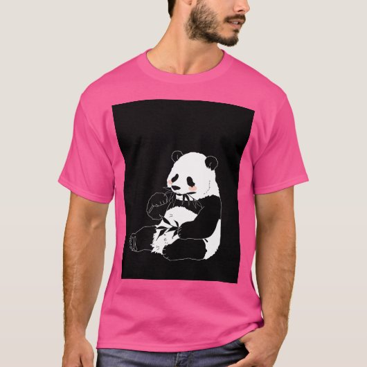 白熊カフェパンダクン Tシャツ (正面)
