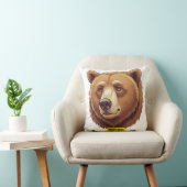 白熊。蜂蜜のホイスト クッション (椅子)