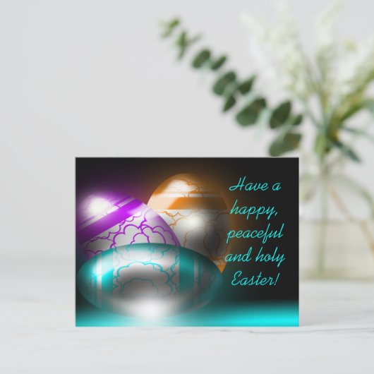 白熱イースターエッグの郵便はがき シーズンポストカード (スタンド正面)