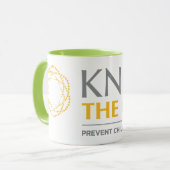 白熱コーヒー・マグを知って下さい マグカップ (正面左)