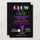 白熱ゴルフパーティの招待状 招待状 (正面/裏面)