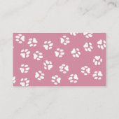 白熱パーソナライズされたソフトピンク用呼出カード コーリングカード (裏面)