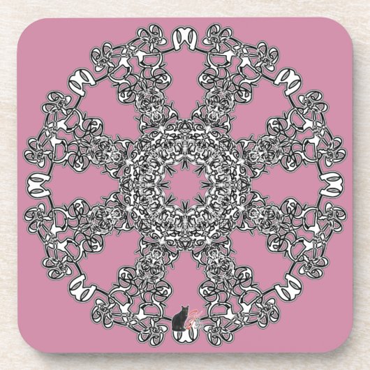 白熱光オクタグリフ夜明け コースター (正面)