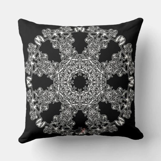 白熱光オクタ絵文字枕 クッション (裏面)