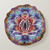 白熱光禅蓮円枕 ラウンドクッション (裏面)