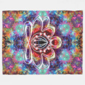 白熱光禅 フリースブランケット (正面(横))