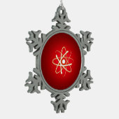 白熱原子のおたく スノーフレークピューターオーナメント (左)