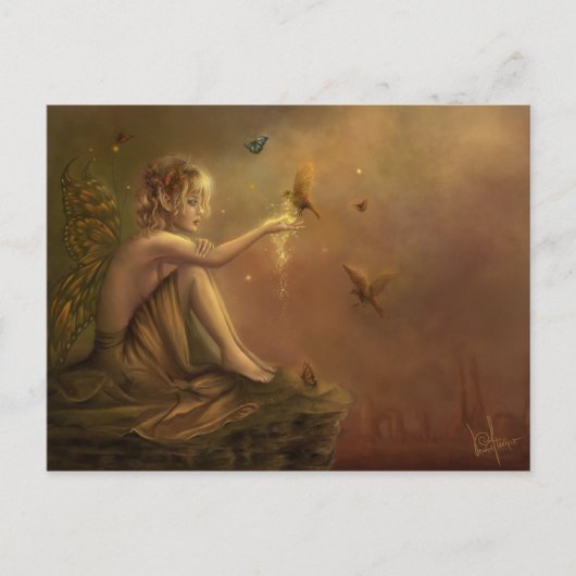 白熱灯はがき ポストカード (正面)