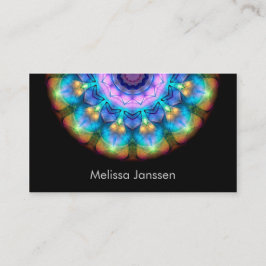 白熱燃やされたガラス-曼荼羅 名刺