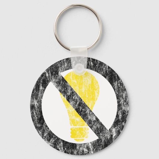 白熱電球なし キーホルダー (正面)